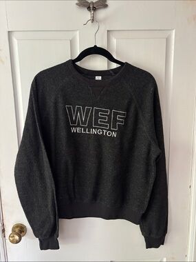 Alternative Black WEF Wellington Crewneck Sweatshirt